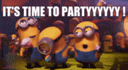 minions-its-time-to-party.gif