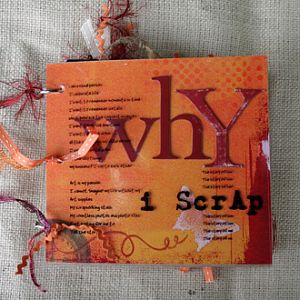 why i scrAp MiniAlbum Cover