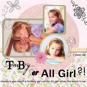 tomboy or all girl ?!