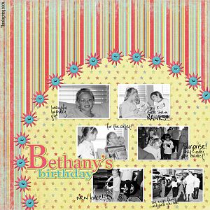 Bethany's Birthday