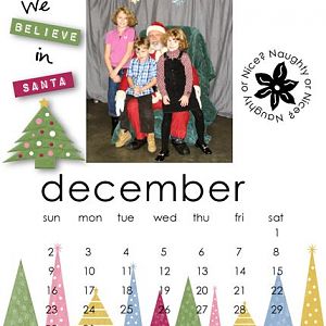 2007 Calendar December