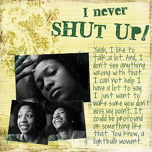 I Never Shut Up