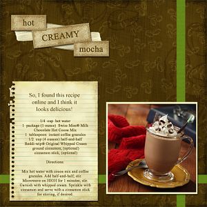 Hot Creamy Mocha