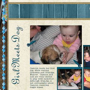 girl meets dog 2 pager