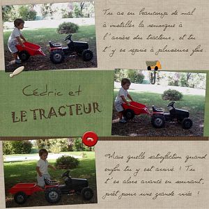 Cdric and the tractor