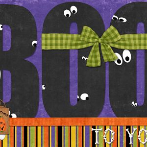 Halloween Card - Boo