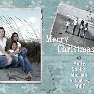 Christmas Card 7X5 Double Pic