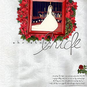 christmas bride