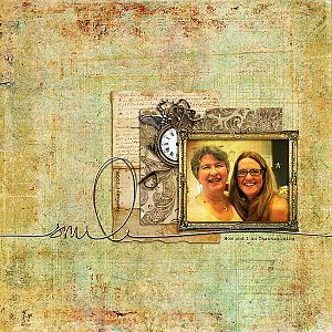 smile with mom