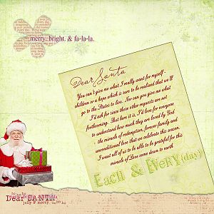 My Santa Letter