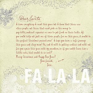 My Letter to Santa