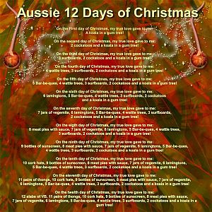12 Days of Christmas Aussie Style
