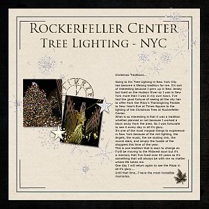 Tree Lighting at Rockerfeller Center - NYC