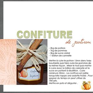 confiture de potiron