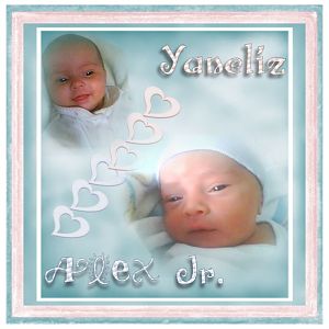 Yaneliz & Her New Baby Brother Alex, Jr.