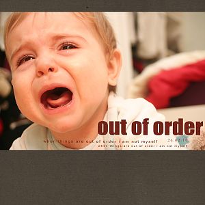 out of order Right