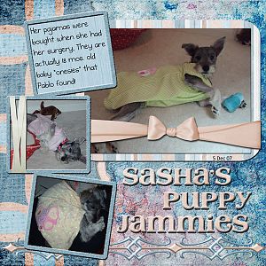 Puppy Jammies (Sasha)