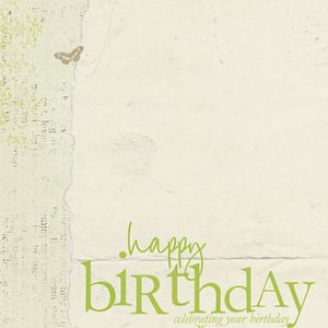 free birthday card!