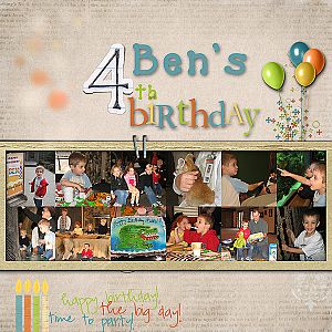 Ben's 4th Birthday!