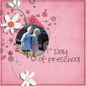 1st day of Preschool