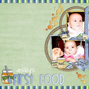 Ansley's First Food