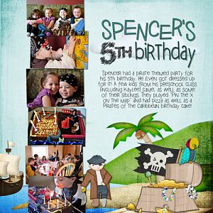 Spencer's 5th Birthday