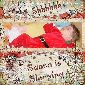 Shhhhh, Santa is Sleeping