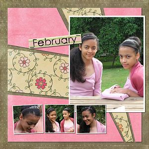 February flip calendar LO