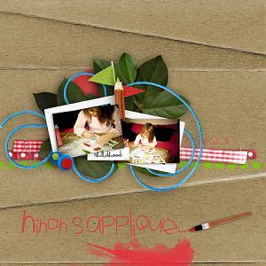 Ninon s'applique