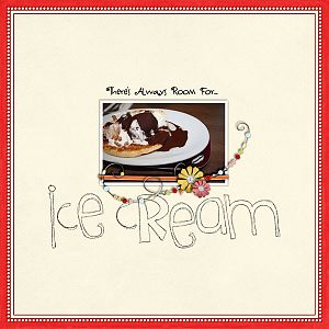 There's always room for ice cream