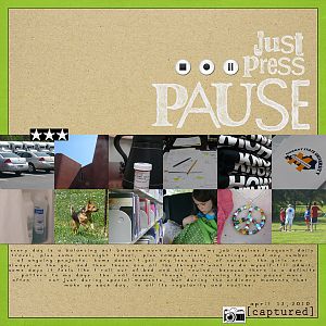 just press pause