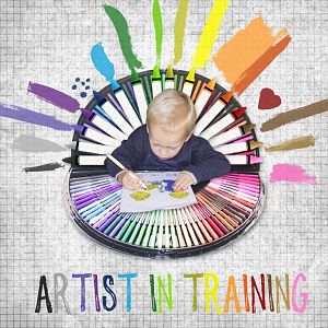 Artist in training