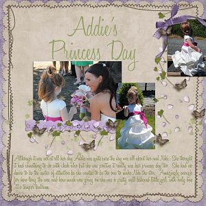 Addie's Princess Day
