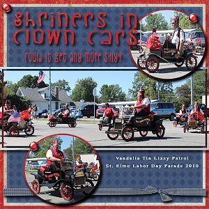 Shriners in Clown Cars