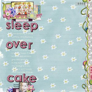 Sleep Over Cake