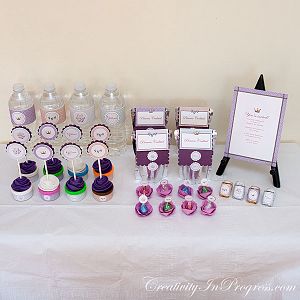 Party Princess Party Table