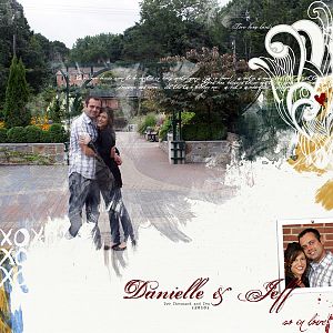 Danielle&Jeff Engagement Album - page 1