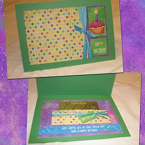 Hybrid Birthday Card w/ Gift Card pocket