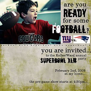 my superbowl invite