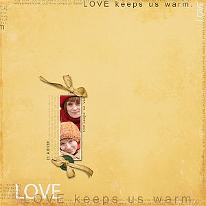 Love keeps us warm