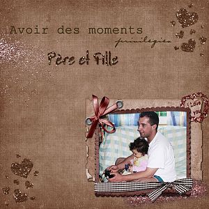 pere/fille : father/daughter