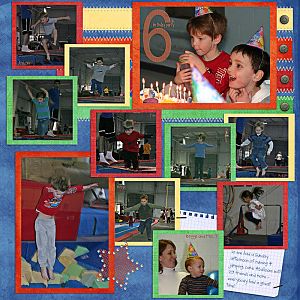 6th Birthday Party - right page