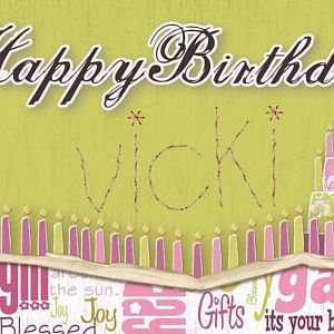 Happy Birthday Vicki Stegall