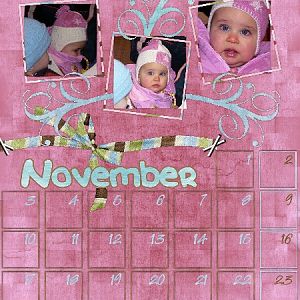 Calendarpage November