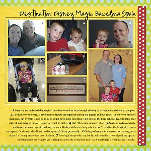 Disney Cruise Journal- Page 2