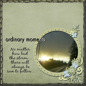 Ordinary Moments