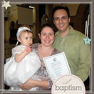 Baby's First Year - Baptism