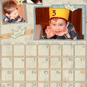 Calendarpage January Hendrik