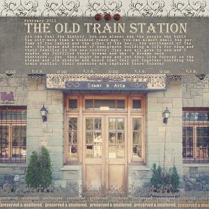 The old train station