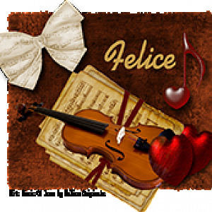 Violin tag for Felice